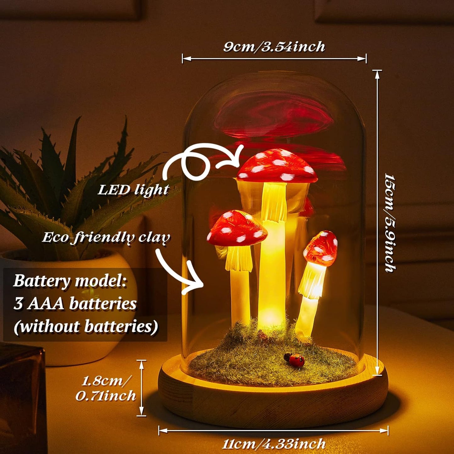 Mushroom Night Lamp